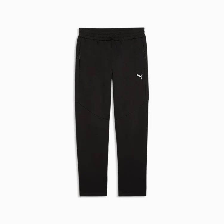 Puma Men's Evostripe Black Trackpants - Image 2