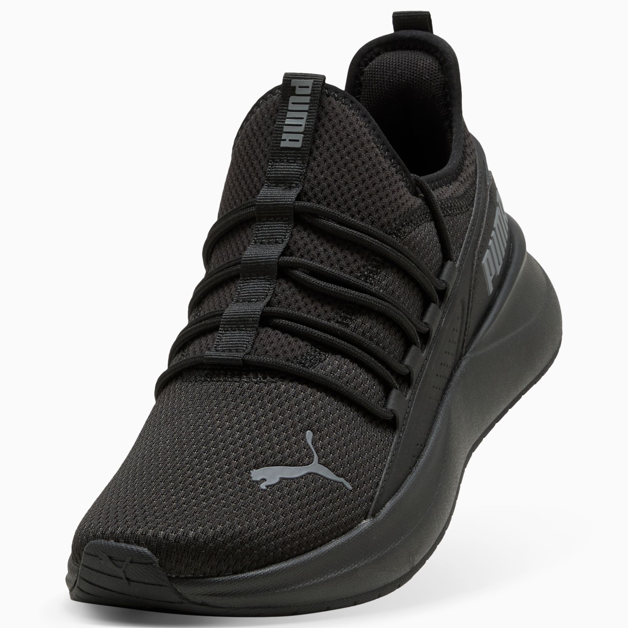PUMA MEN'S SOFTRIDE CARSON 2 PULSE TRIPLE BLACK RUNNING SHOES - Image 6