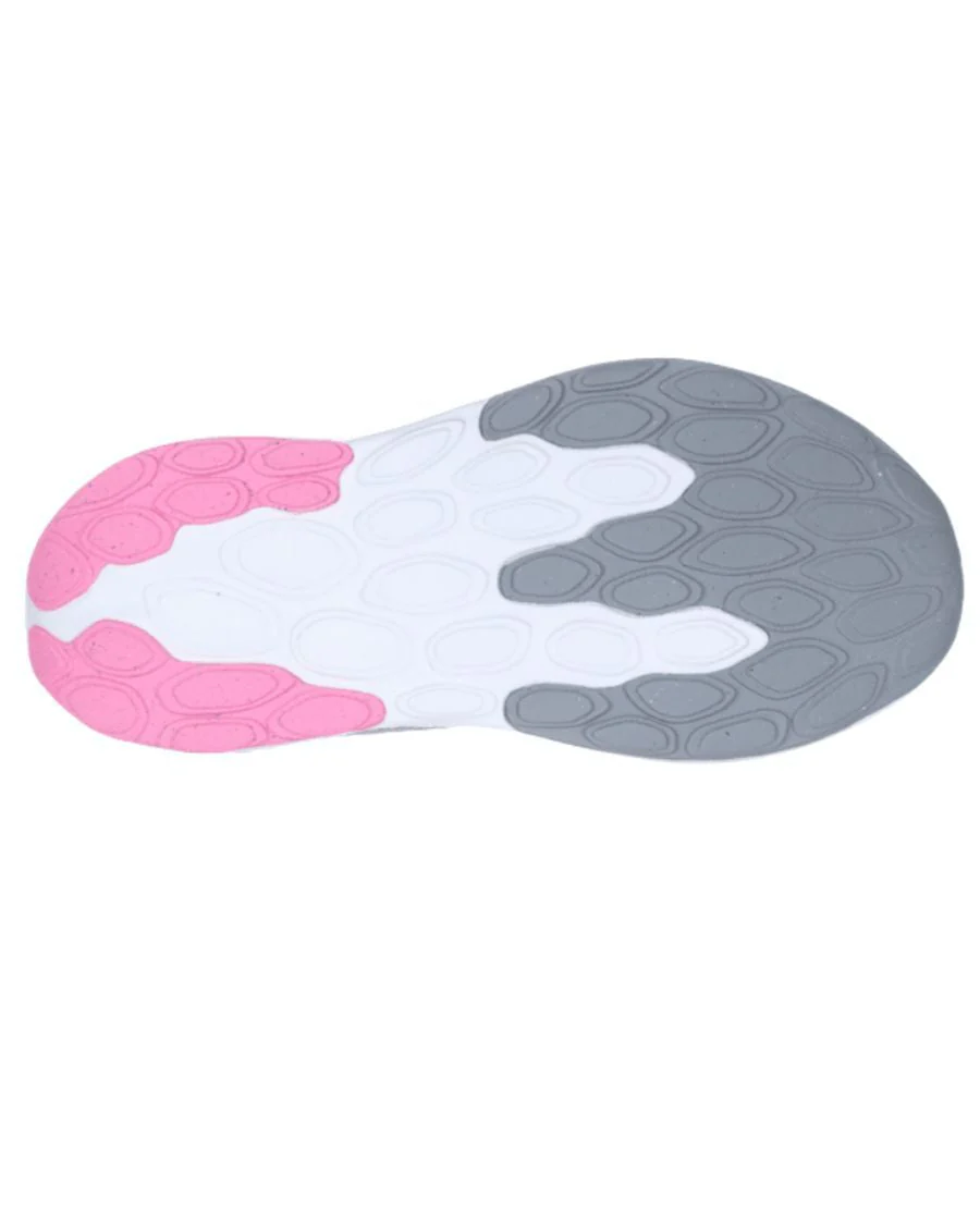 NEW BALANCE KID'S HOOK N' LOOP 520 GREY/PINK RUNNING SHOES - Image 4