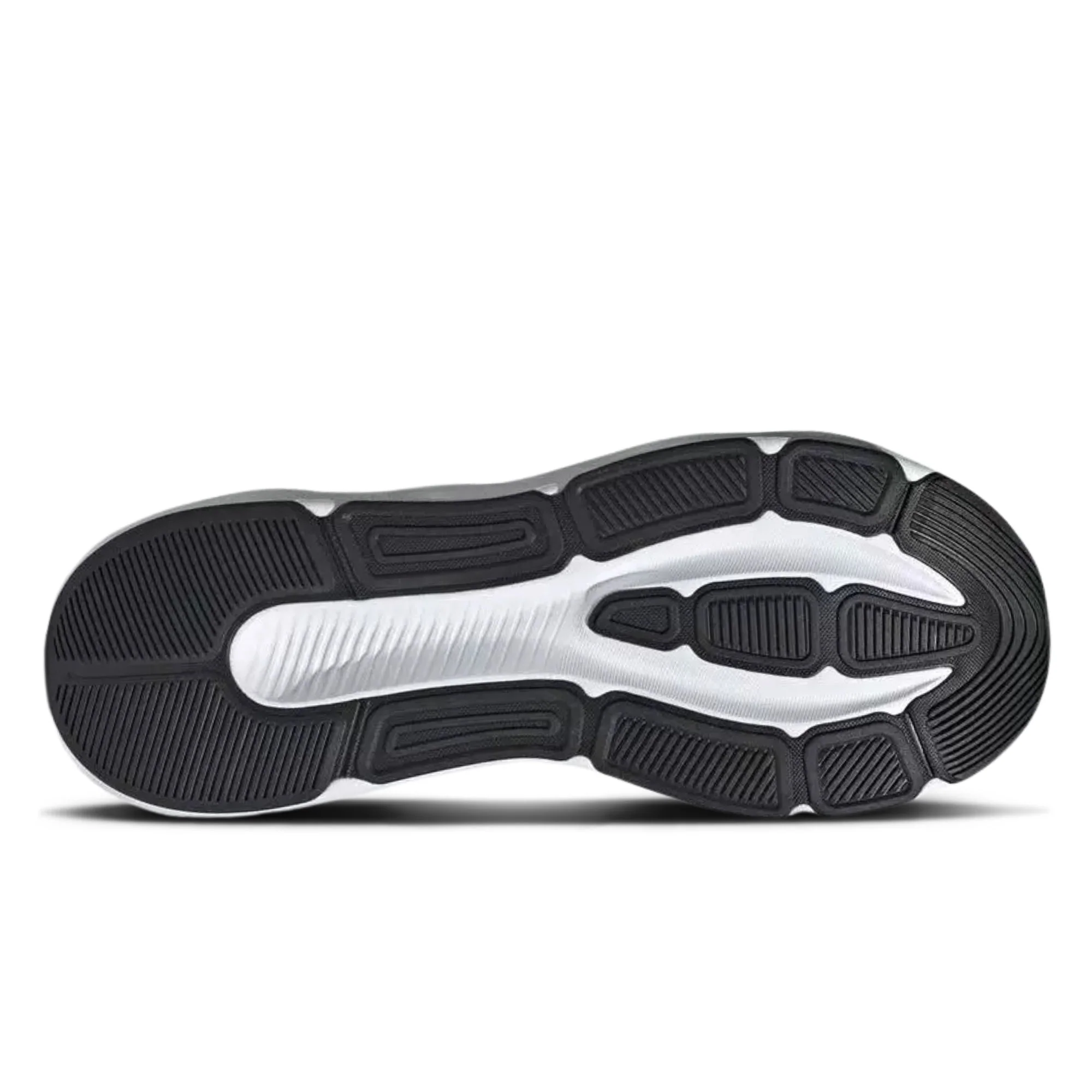 ADIDAS MEN'S GALAXY 8 BLACK/WHITE RUNNING SHOES - Image 4