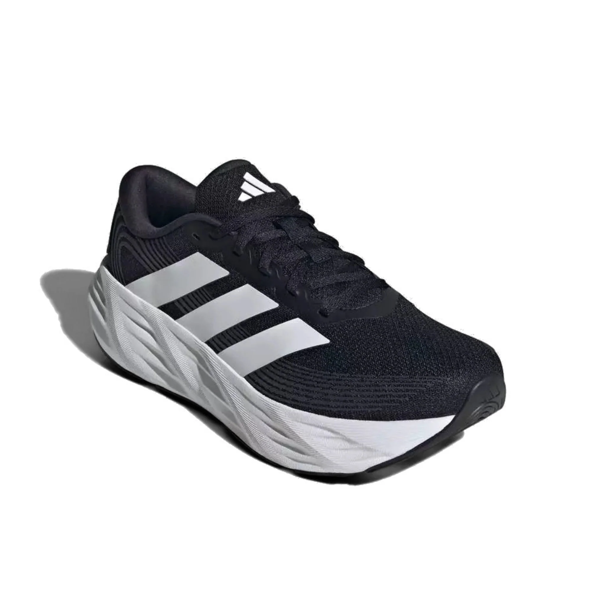 ADIDAS MEN'S GALAXY 8 BLACK/WHITE RUNNING SHOES - Image 5