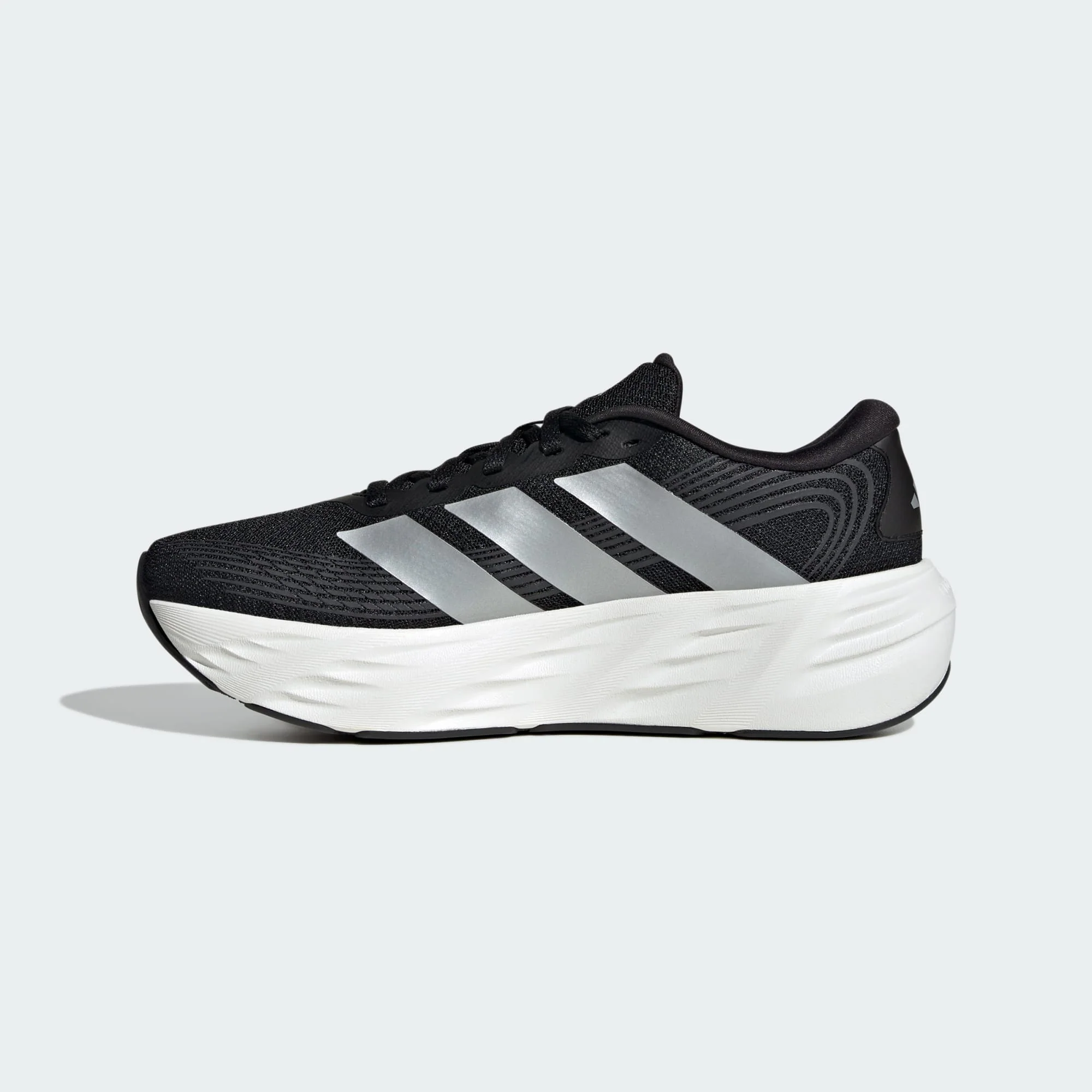 ADIDAS WOMEN'S GALAXY 8 BLACK/SILVER RUNNING SHOES - Image 2