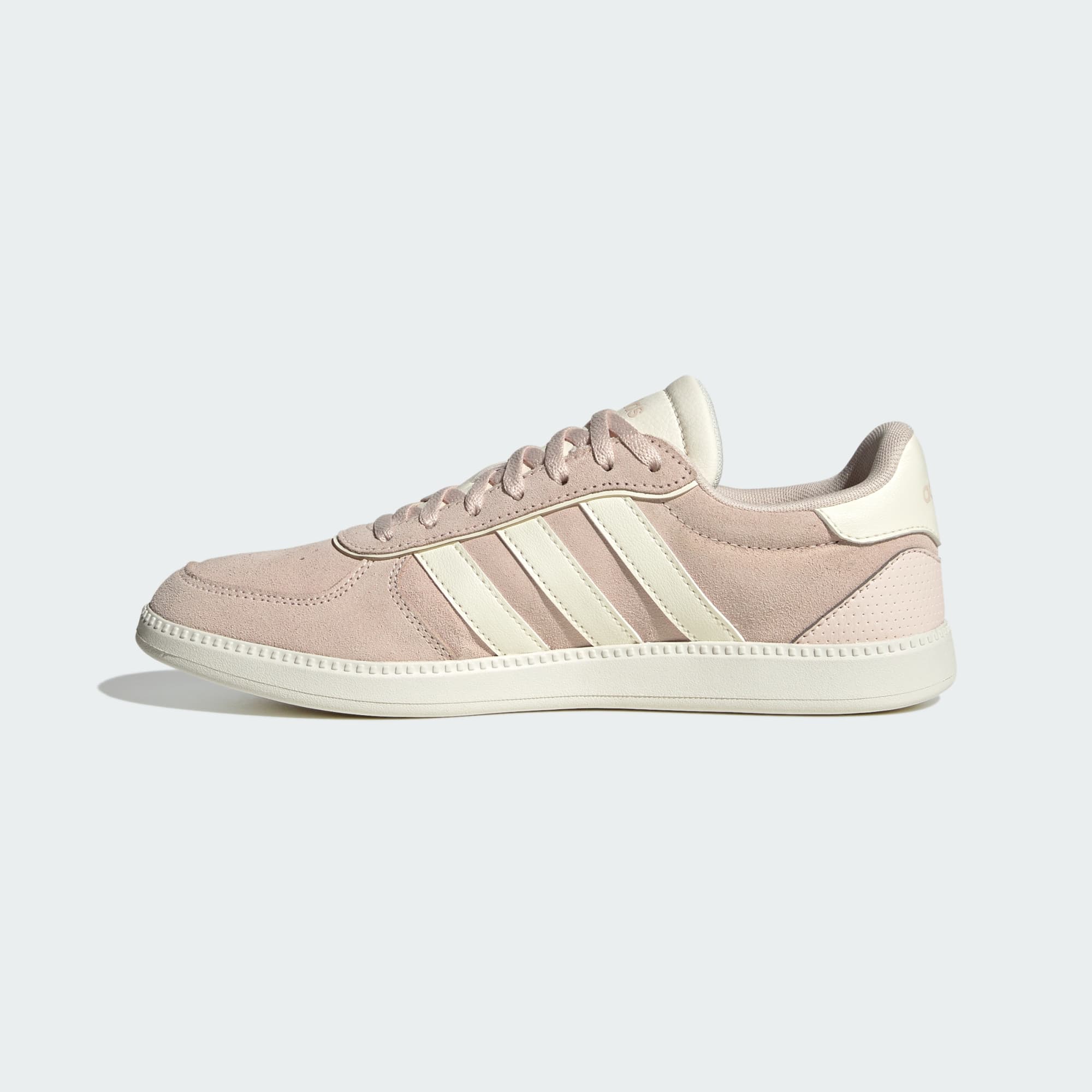 ADIDAS WOMEN'S BREAKNET SLEEK QUARTZ/WHITE SNEAKER SHOES - Image 2