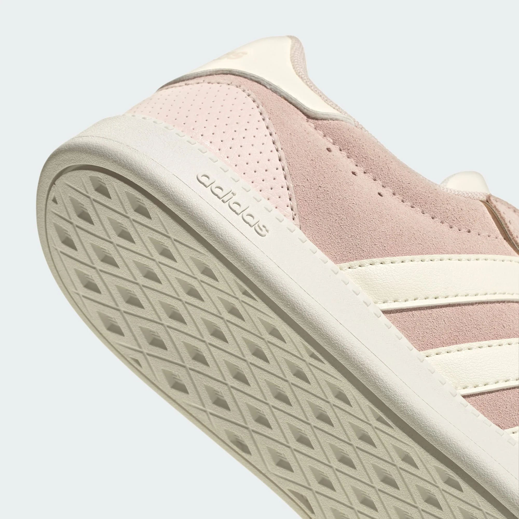 ADIDAS WOMEN'S BREAKNET SLEEK QUARTZ/WHITE SNEAKER SHOES - Image 6