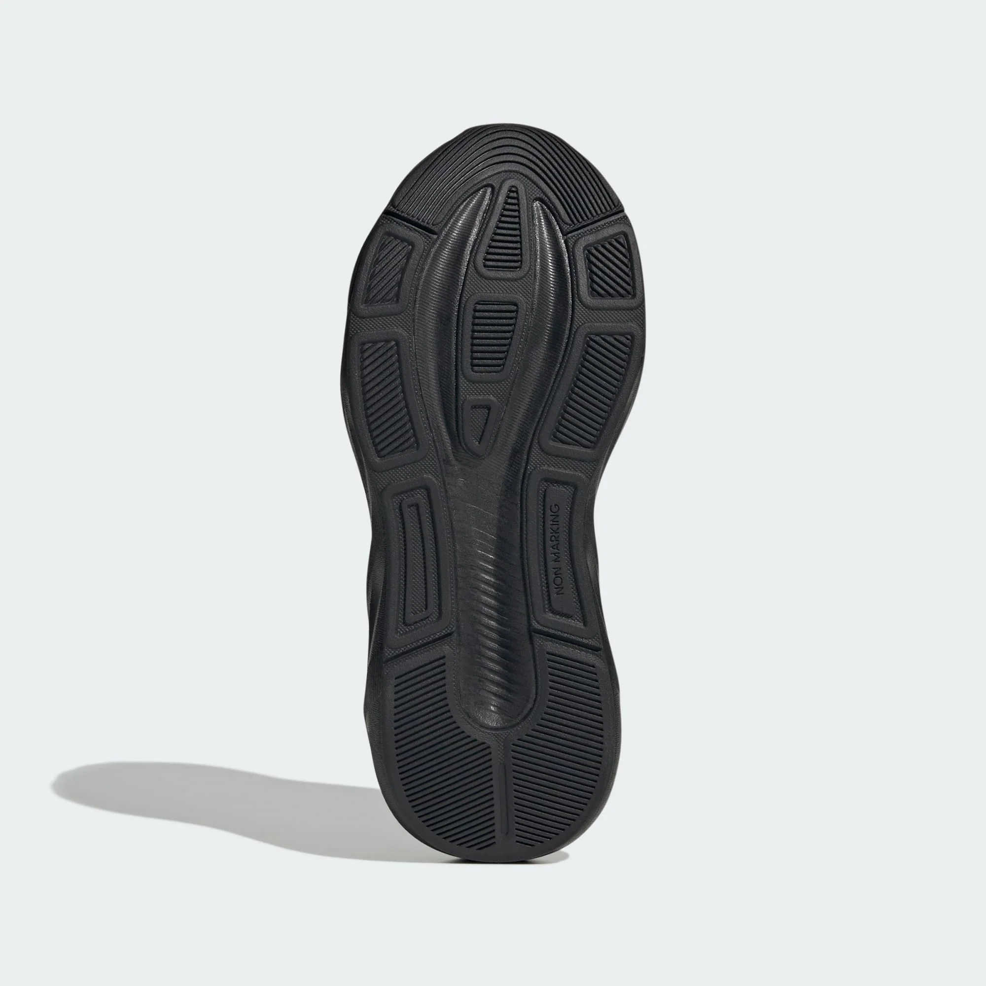 ADIDAS KID'S GALAXY 8 TRIPLE BLACK RUNNING SHOES - Image 4