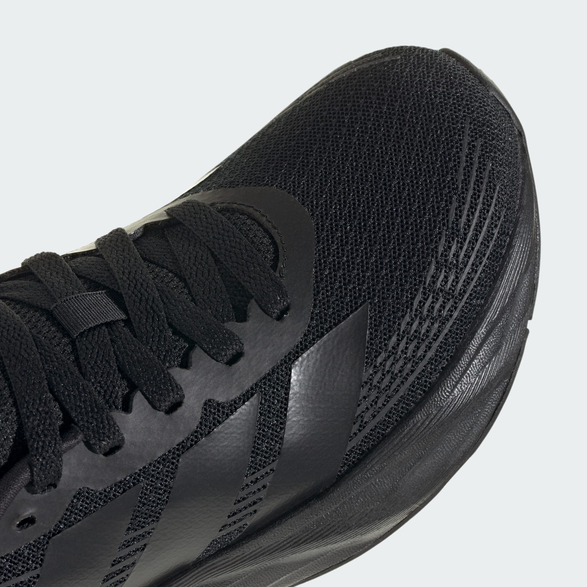 ADIDAS KID'S GALAXY 8 TRIPLE BLACK RUNNING SHOES - Image 7