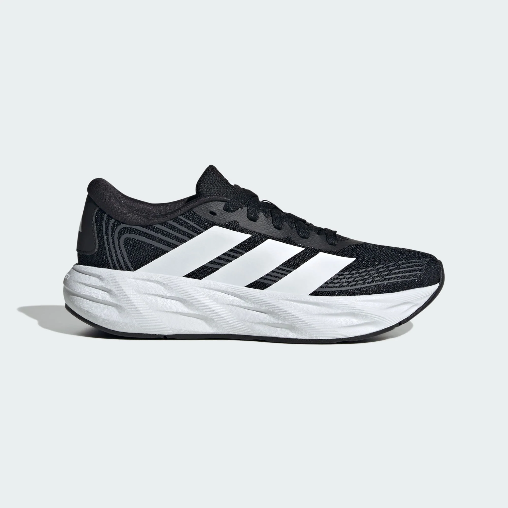 ADIDAS KID'S GALAXY 8 BLACK/WHITE RUNNING SHOES