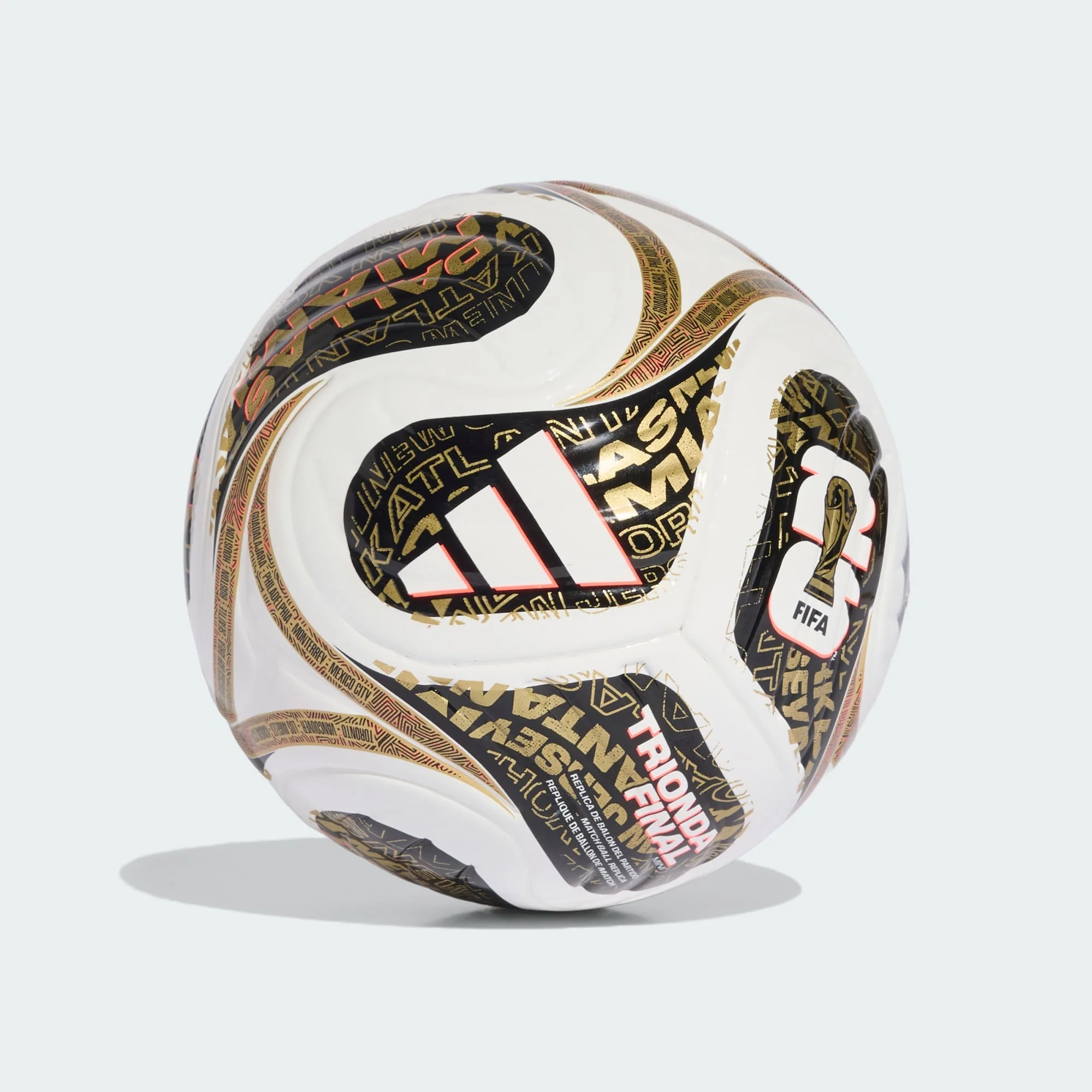 ADIDAS FIFA World Cup 26 Trionda Finals League WHITE/GOLD Mini Ball