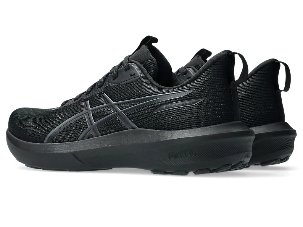 ASICS Men's GT 1000 14 TRIPLE BLACK RUNNING SHOES - Image 4