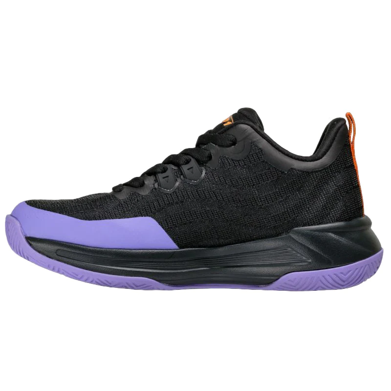 AND 1 KID'S XLR8 BLACK/PURPLE/ORANGE BASKETBALL SHOES - Image 2