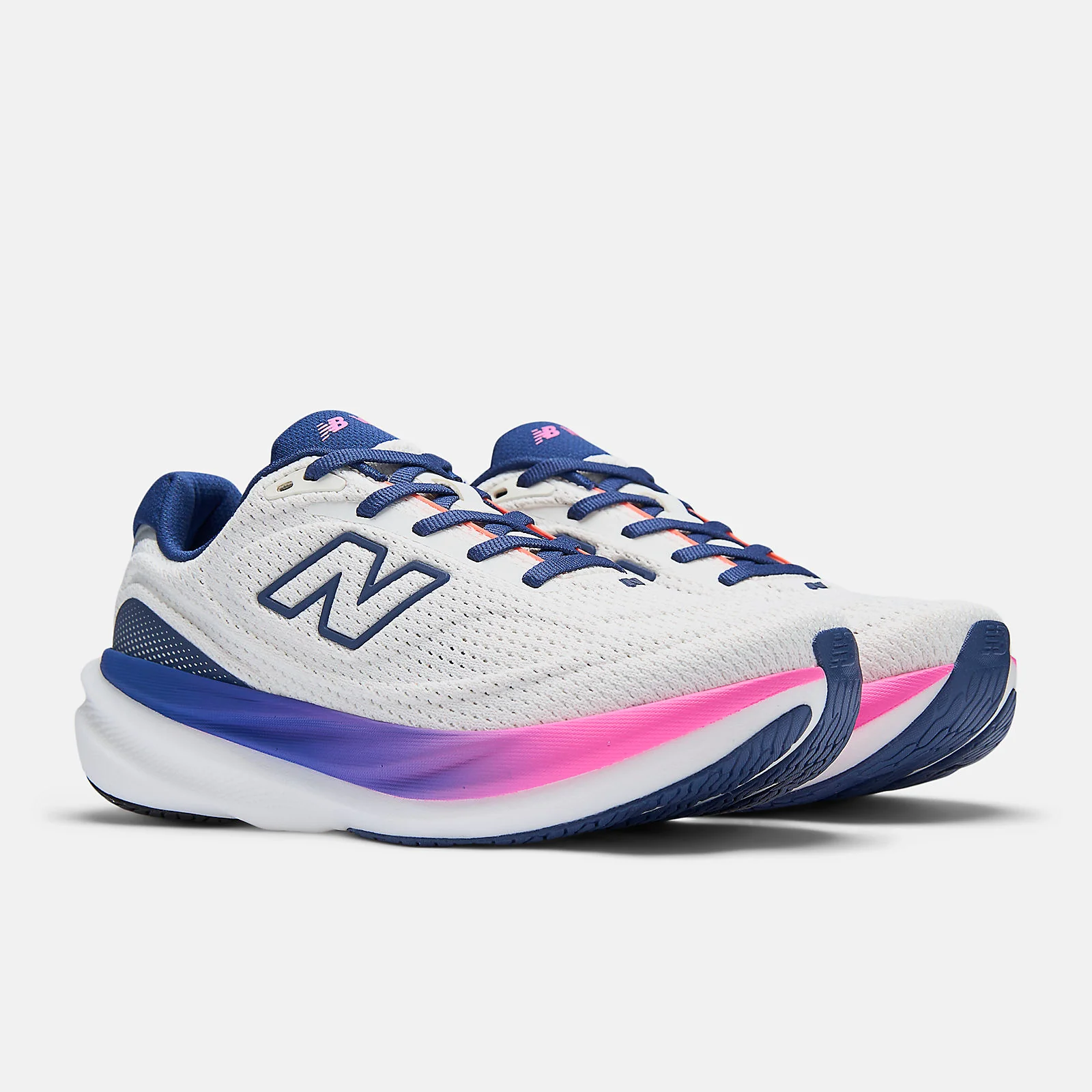 NEW BALANCE WOMEN'S 1080 V15 SEA SALT/BLUE RUNNING SHOES - Image 3