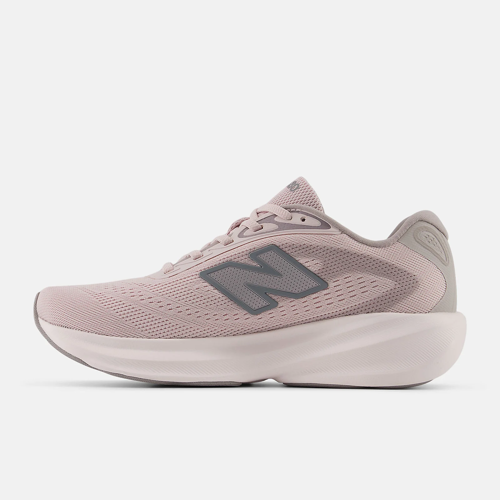 NEW BALANCE WOMEN'S 680 V9 PINK/GREY RUNNING SHOES (WIDTH D) - Image 2