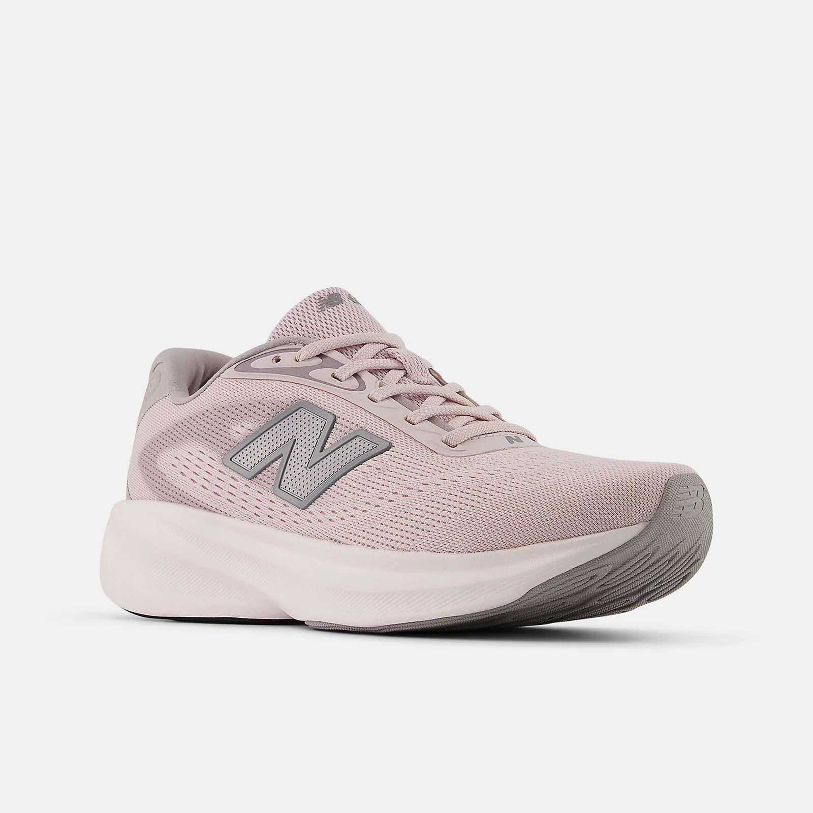 NEW BALANCE WOMEN'S 680 V9 PINK/GREY RUNNING SHOES (WIDTH D) - Image 3