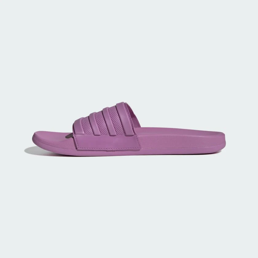 ADIDAS WOMEN'S ADILETTE COMFORT PURPLE SLIDES - Image 3