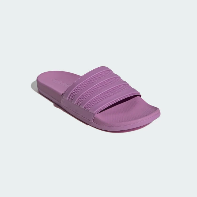 ADIDAS WOMEN'S ADILETTE COMFORT PURPLE SLIDES - Image 4