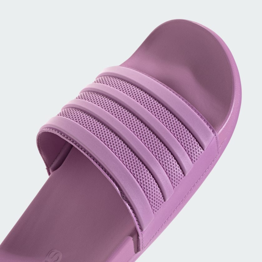 ADIDAS WOMEN'S ADILETTE COMFORT PURPLE SLIDES - Image 6