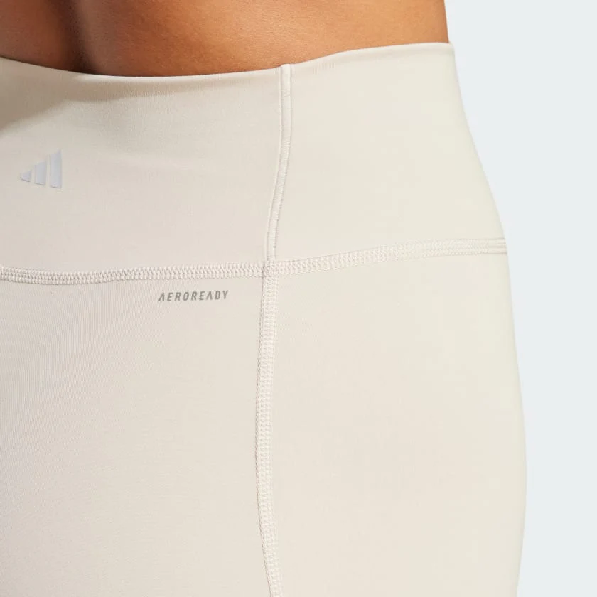 Adidas Women's All Me Essentials Beige Leggings - Image 6