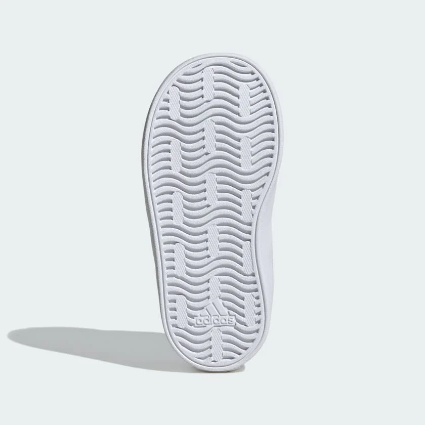 Adidas Kid's Vl Court 3.0 Black/White Sneaker Shoes - Image 4