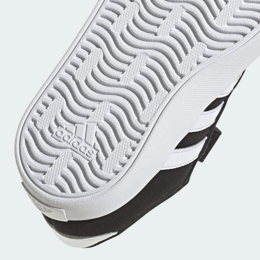 Adidas Kid's Vl Court 3.0 Black/White Sneaker Shoes - Image 5