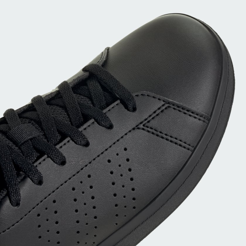 Adidas Kid's Advantage Triple Black Sneaker Shoes - Image 5