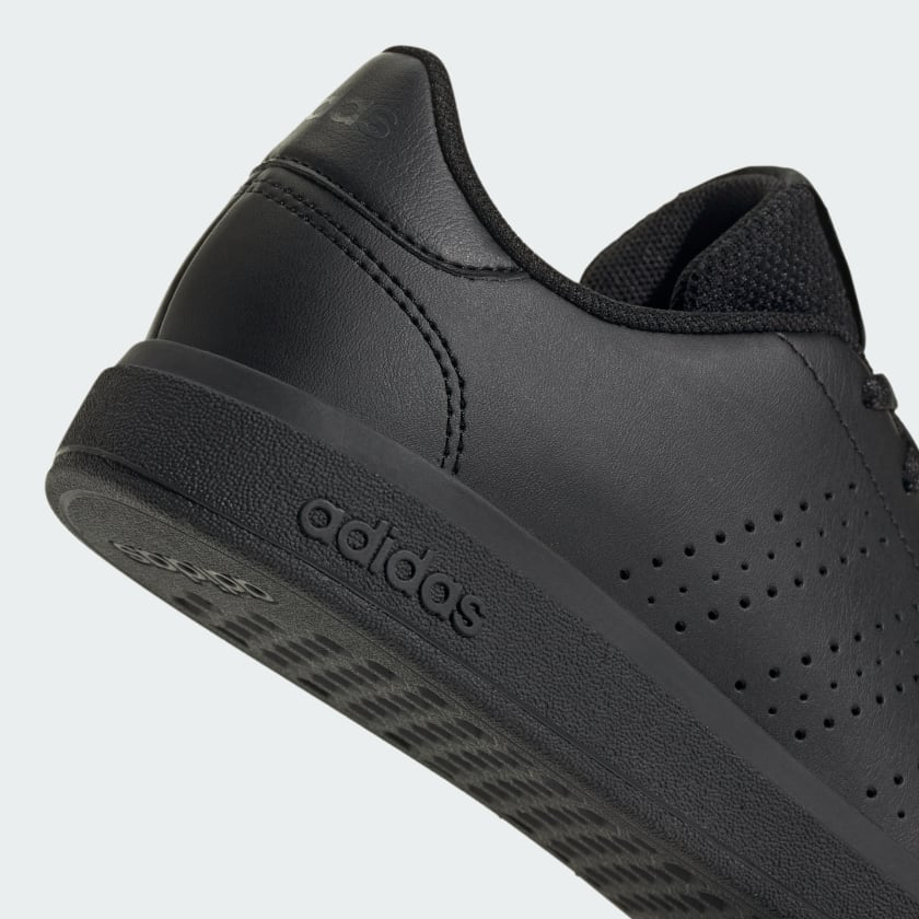 Adidas Kid's Advantage Triple Black Sneaker Shoes - Image 6
