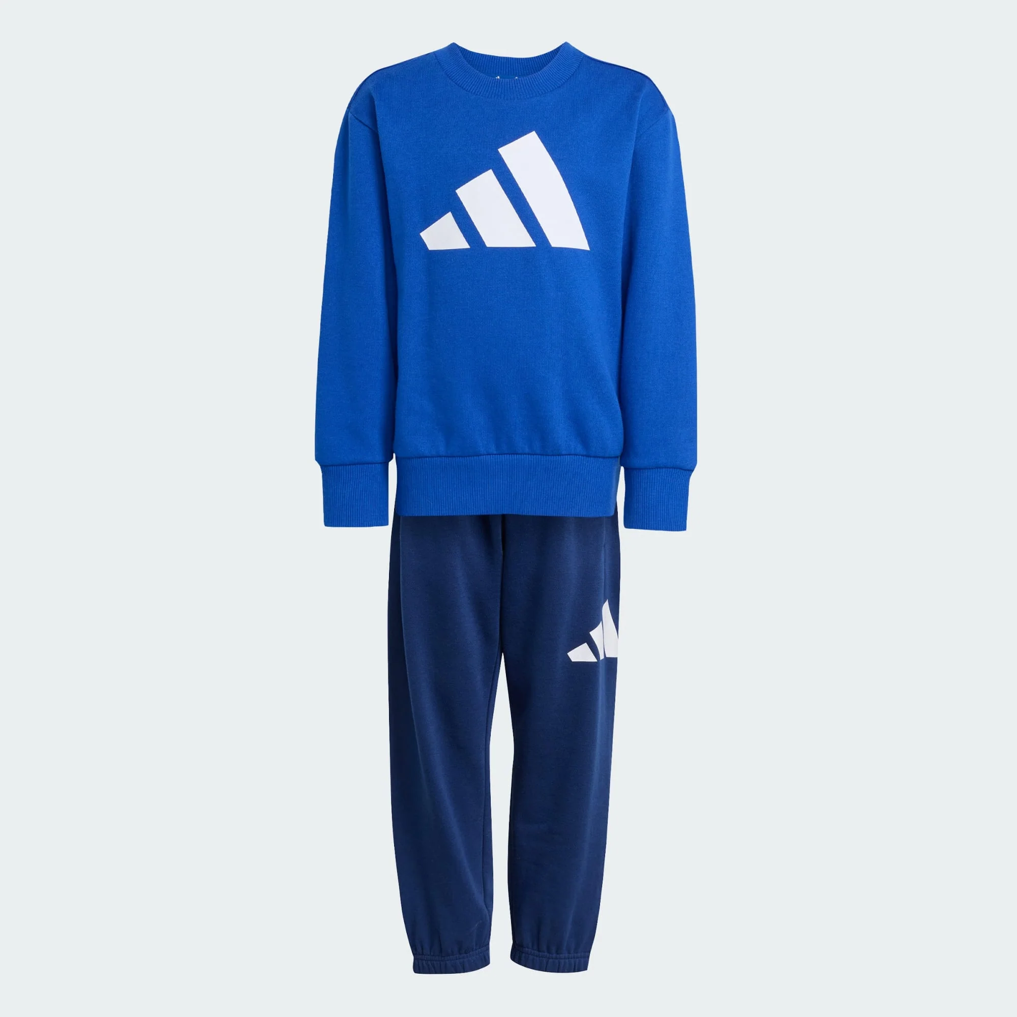 Adidas Kid's Essentials Big Logo Royal/White Tracksuit Set - Image 2