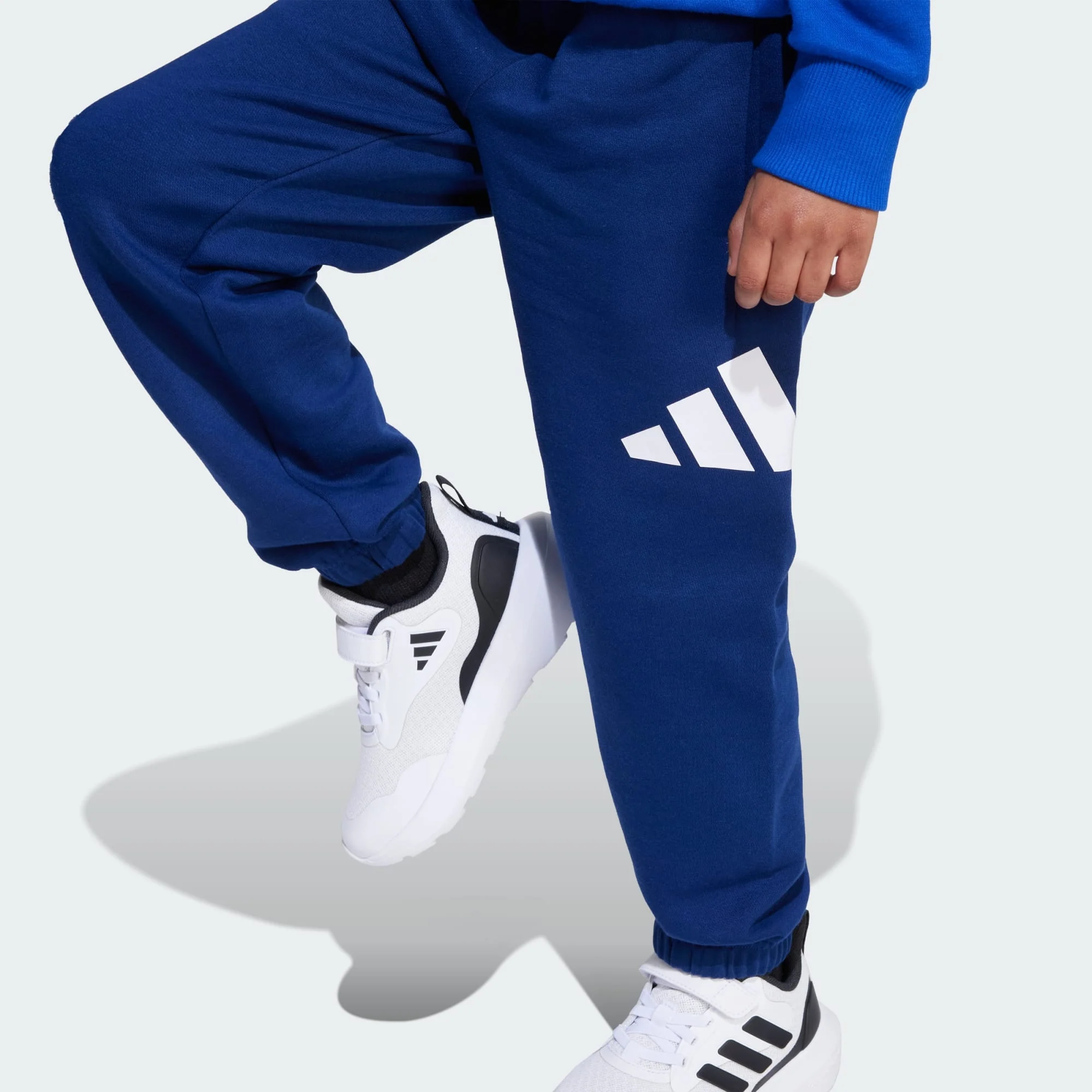 Adidas Kid's Essentials Big Logo Royal/White Tracksuit Set - Image 7
