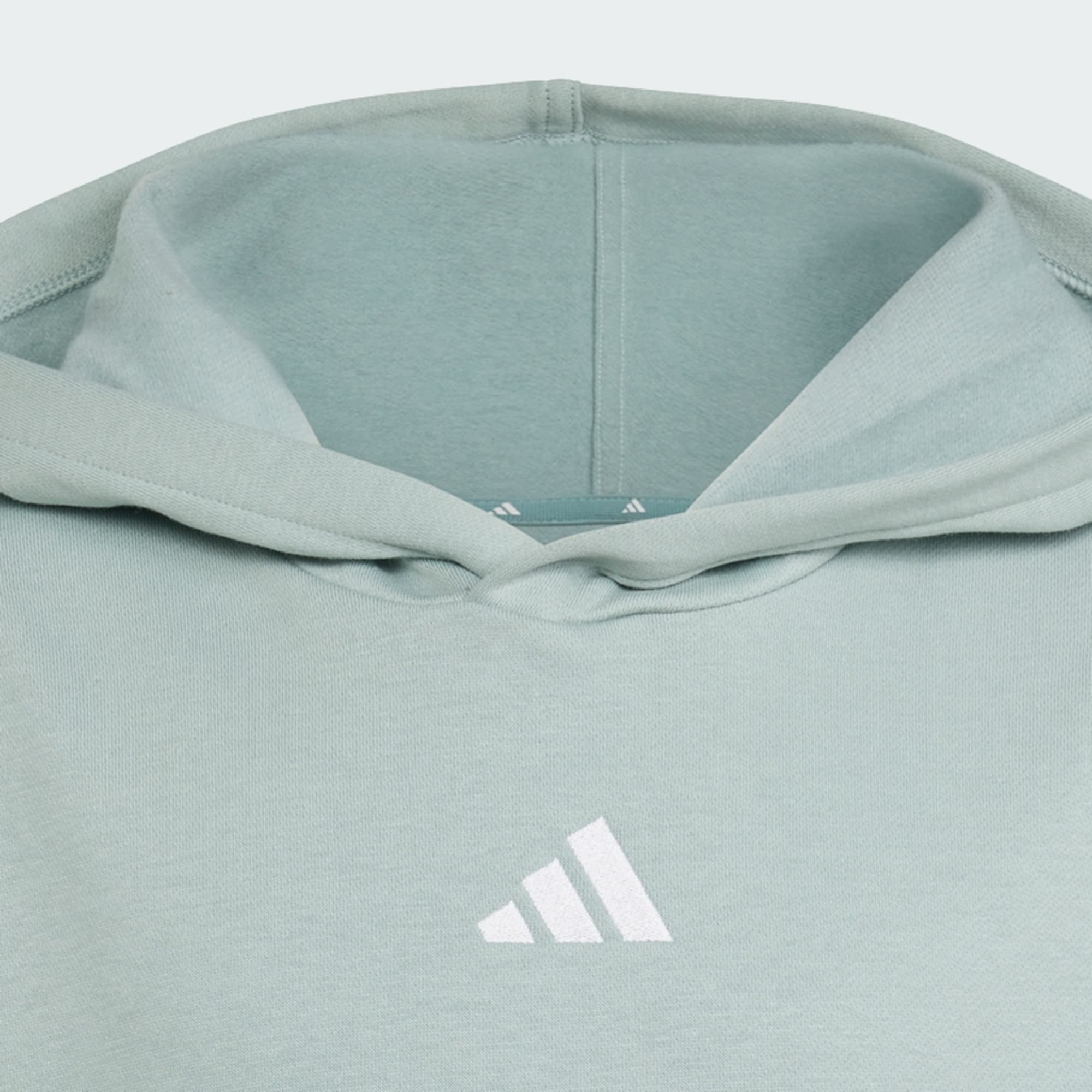 Adidas Kid's Essentials Fleece Sage Hoodie - Image 3