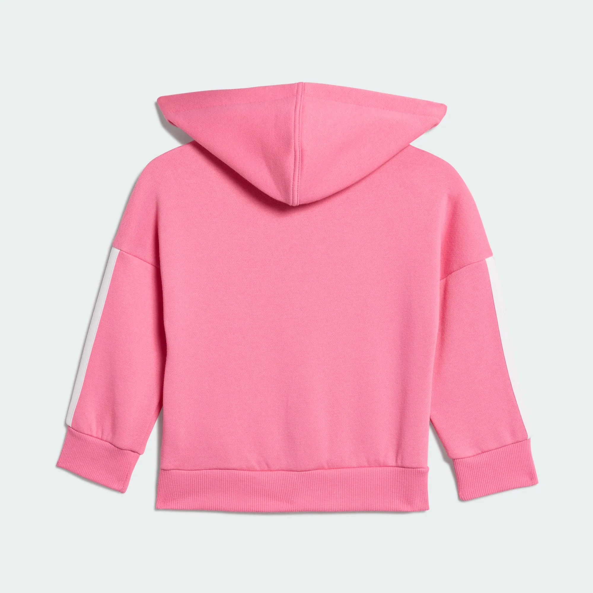 Adidas Kid's Essentials Joggers Pink/White Tracksuit Set - Image 2