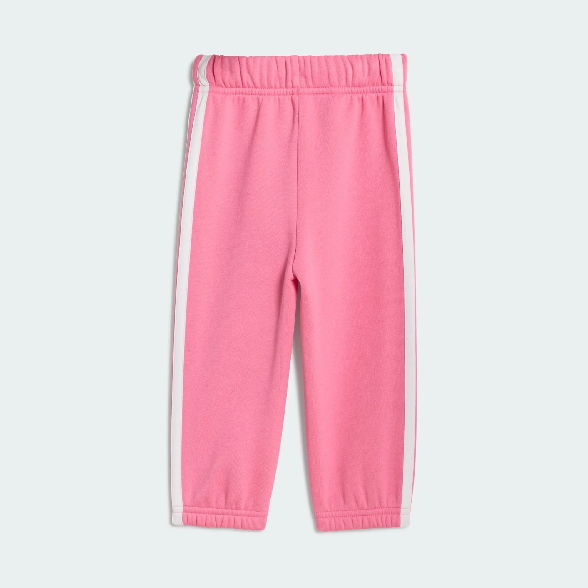 Adidas Kid's Essentials Joggers Pink/White Tracksuit Set - Image 5