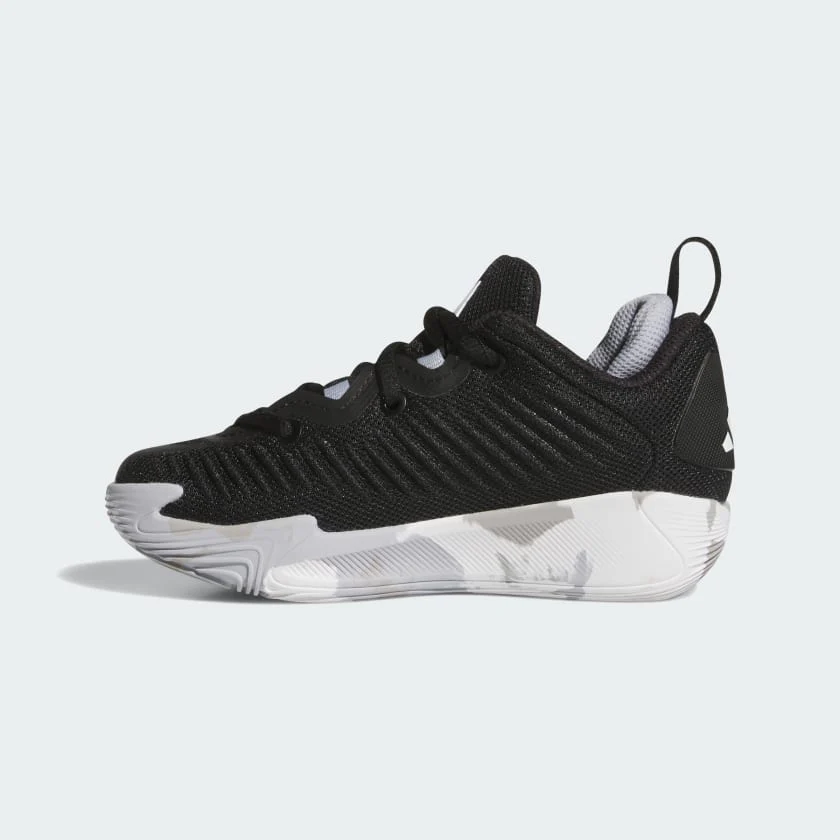 Adidas Kid's Initiation C Black/White Basketball Shoes - Image 2