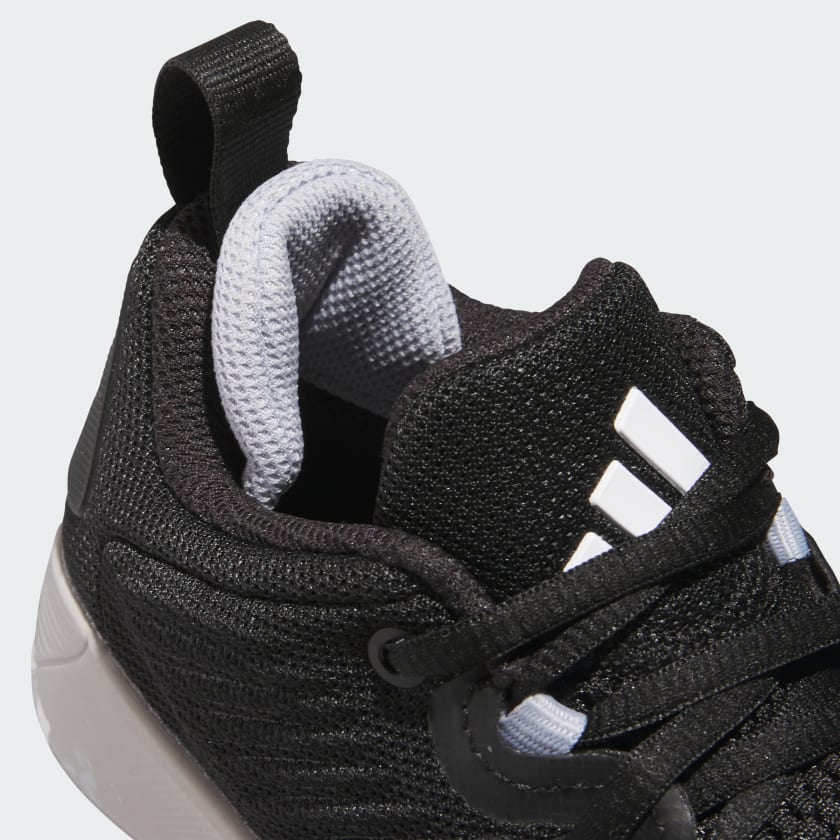 Adidas Kid's Initiation C Black/White Basketball Shoes - Image 6