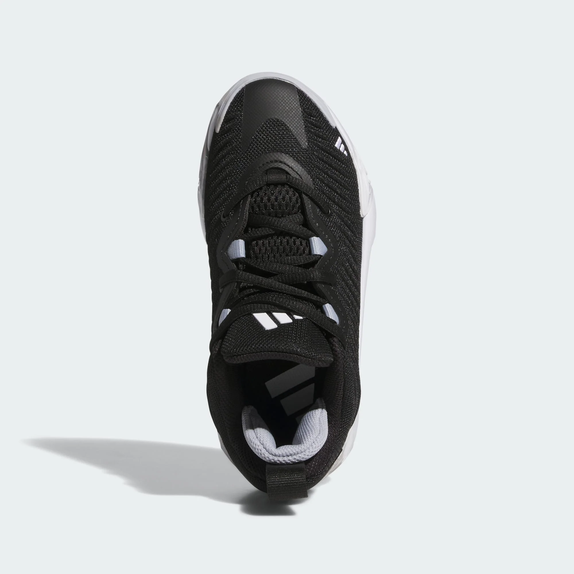 Adidas Kid's Initiation J Shoes Black/White Basketball Shoes - Image 3