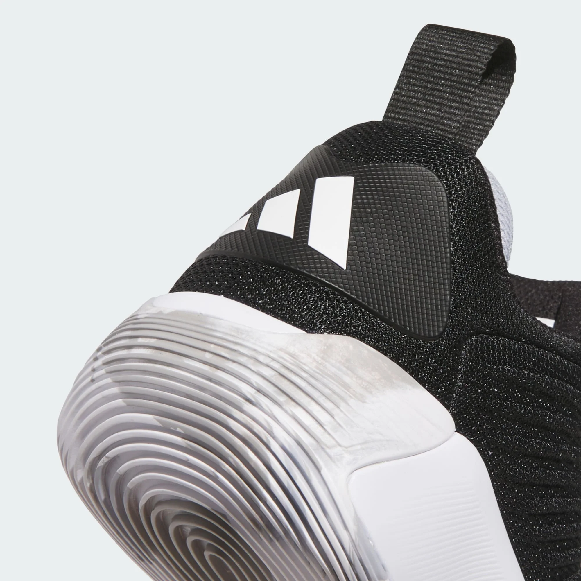 Adidas Kid's Initiation J Shoes Black/White Basketball Shoes - Image 6