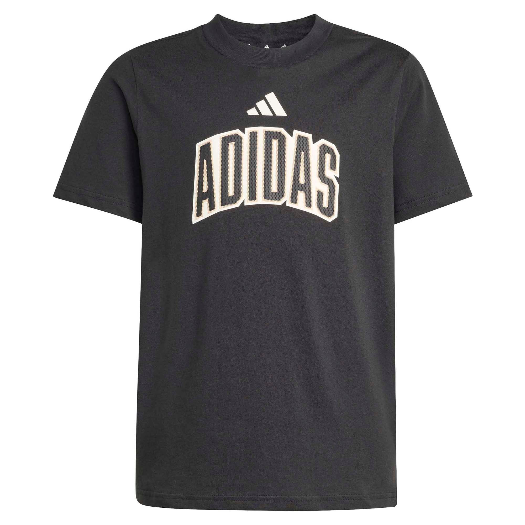 Adidas Kid's Stadium Graphic Black Tee - Image 2