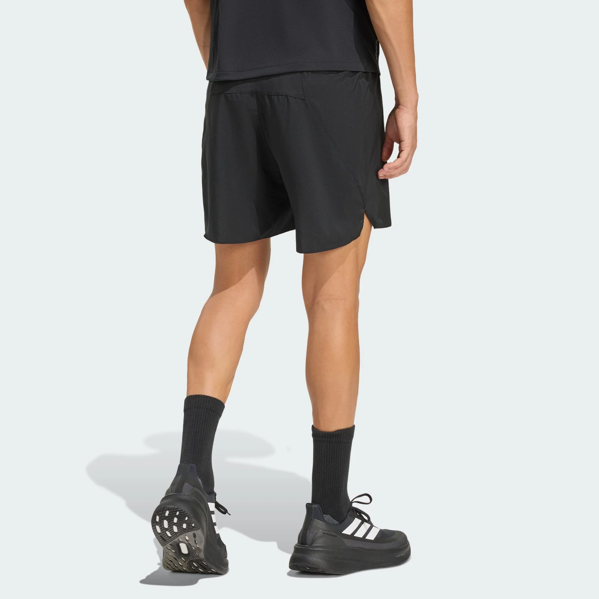 Adidas Men's Adi365 Running Essentials 5" Black Shorts - Image 3