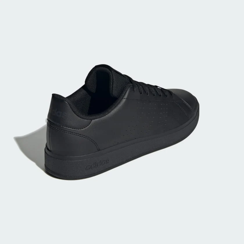 Adidas Men's Advantage Base 2.0 Triple Black Sneaker Shoes - Image 4