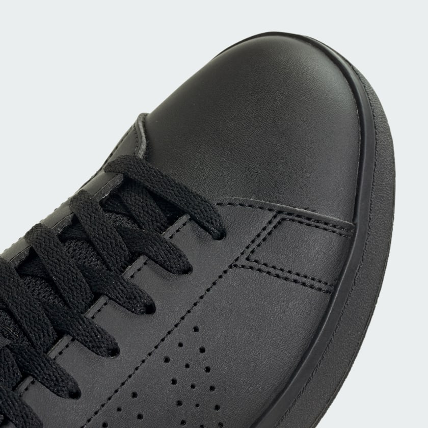 Adidas Men's Advantage Base 2.0 Triple Black Sneaker Shoes - Image 5