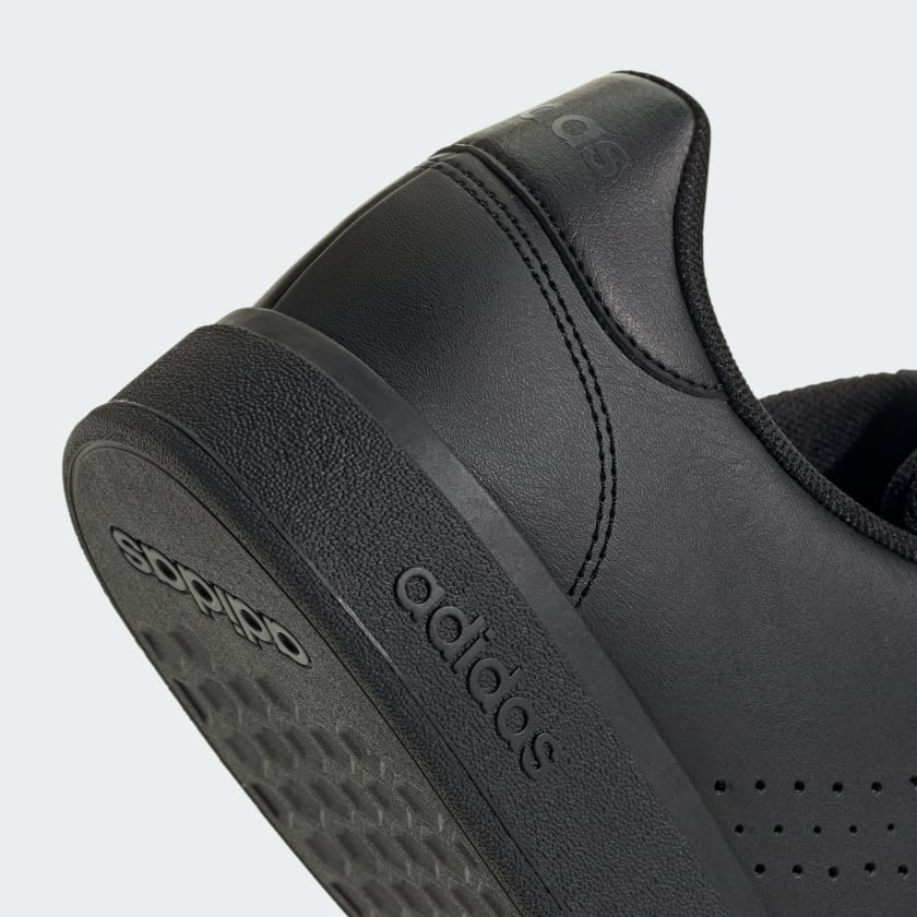 Adidas Men's Advantage Base 2.0 Triple Black Sneaker Shoes - Image 6