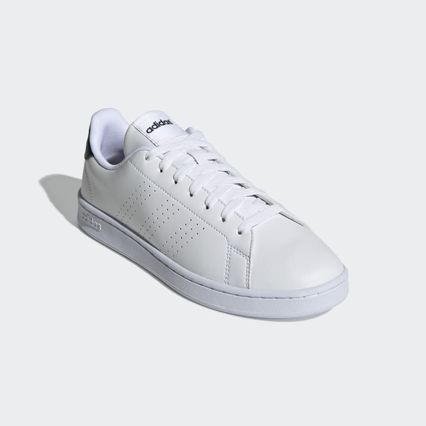 Adidas Men's Advantage White/Ink Sneaker Shoe - Image 3