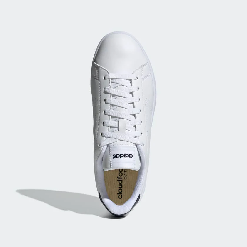 Adidas Men's Advantage White/Ink Sneaker Shoe - Image 5