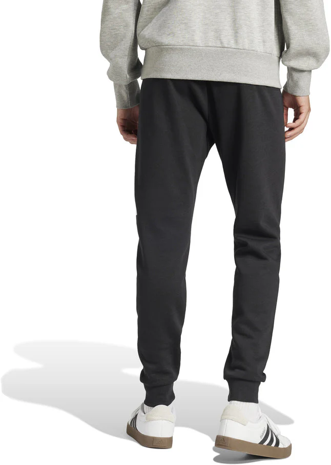Adidas Men's Big Logo Fleece Black Trackpant - Image 4