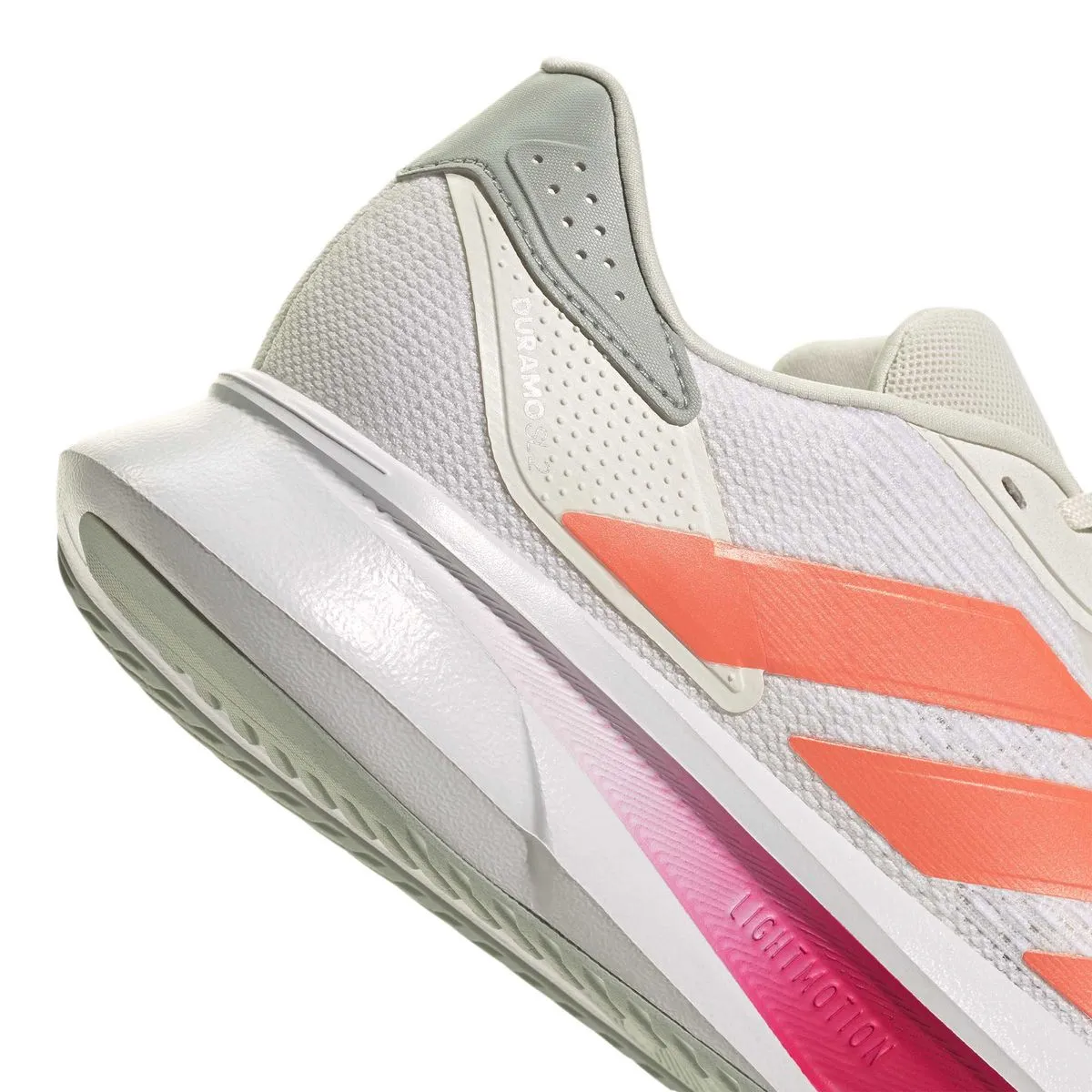 Adidas Men's Duramo Sl 2 White/Orange Running Shoes - Image 7