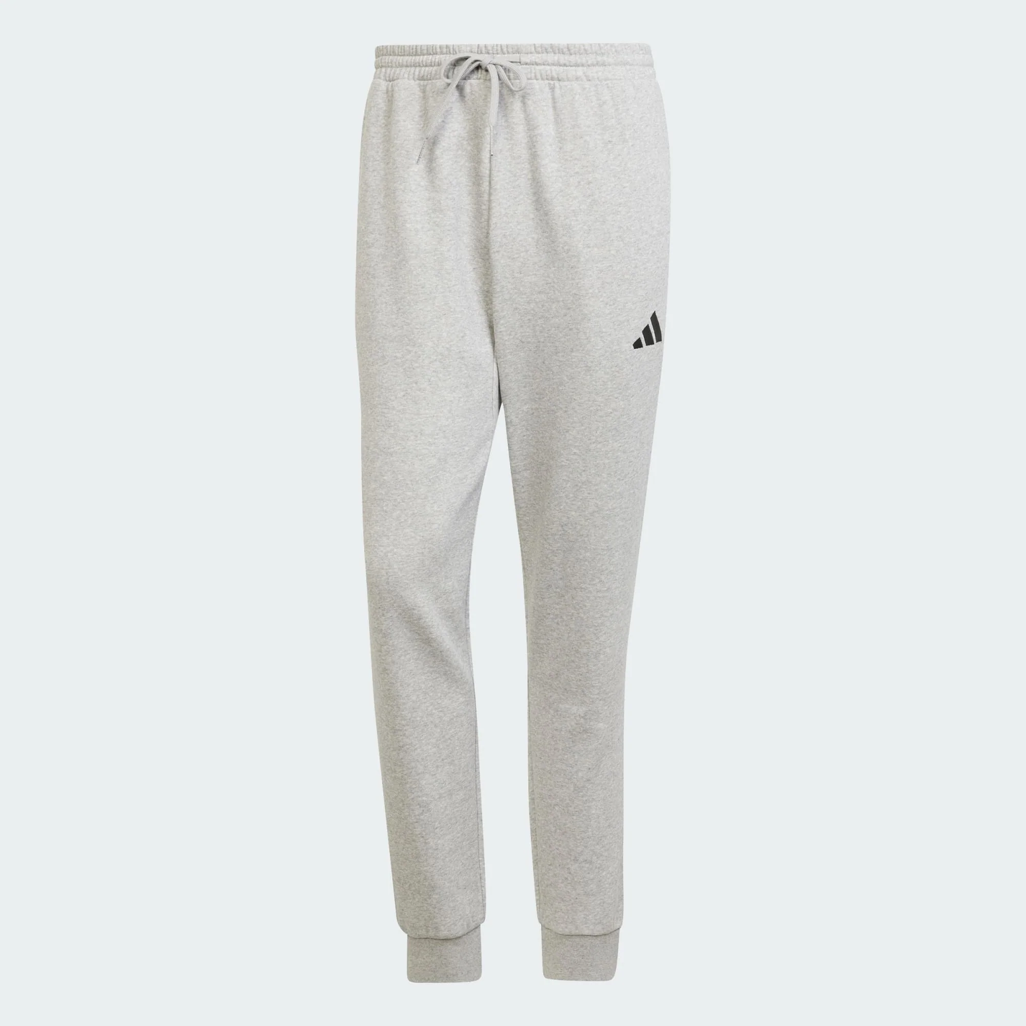 Adidas Men's Essentials Feelcozy Fleece Grey Sweatpant - Image 2