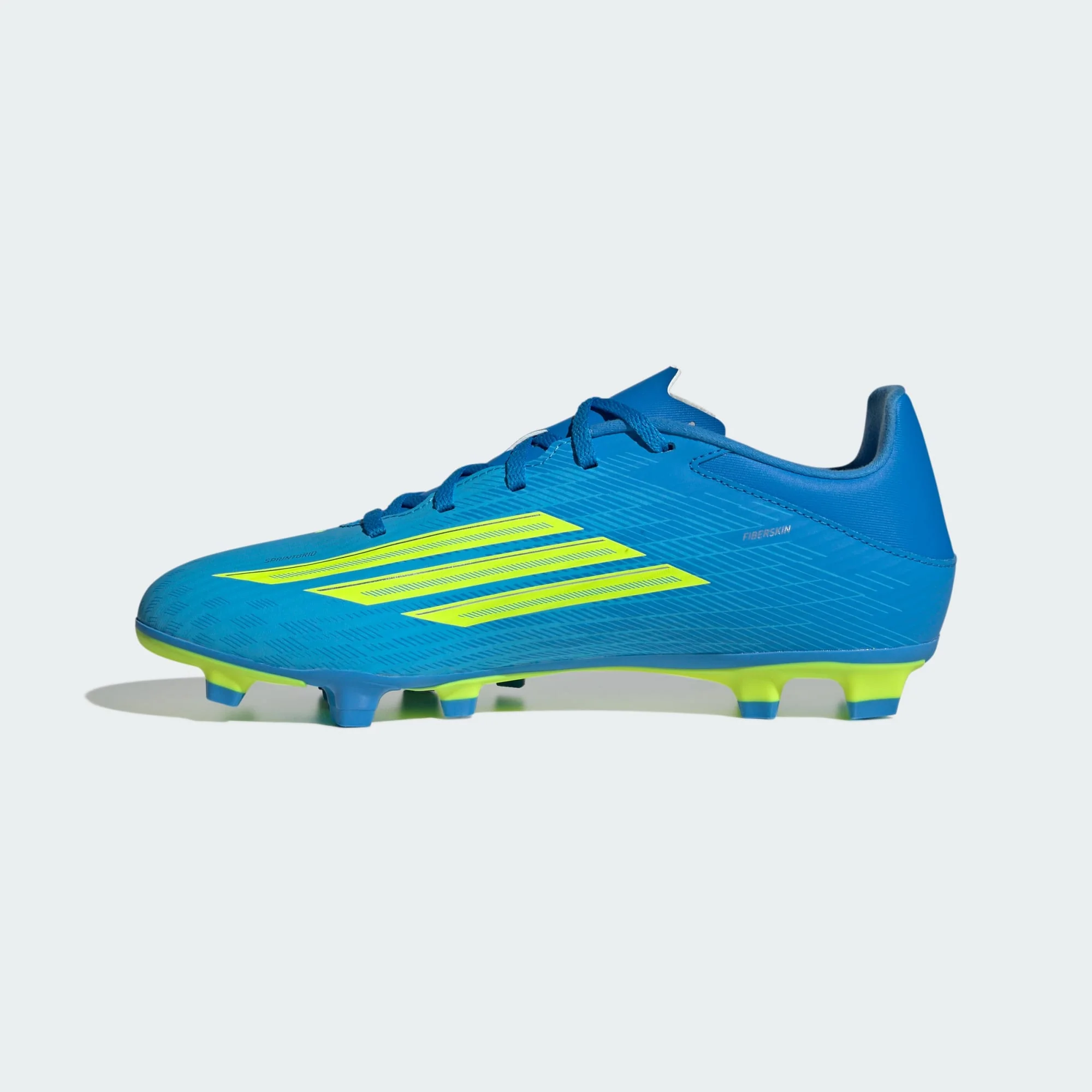 Adidas Men's F50 Club Fg/Mg Blue/Solar Football Boots - Image 2