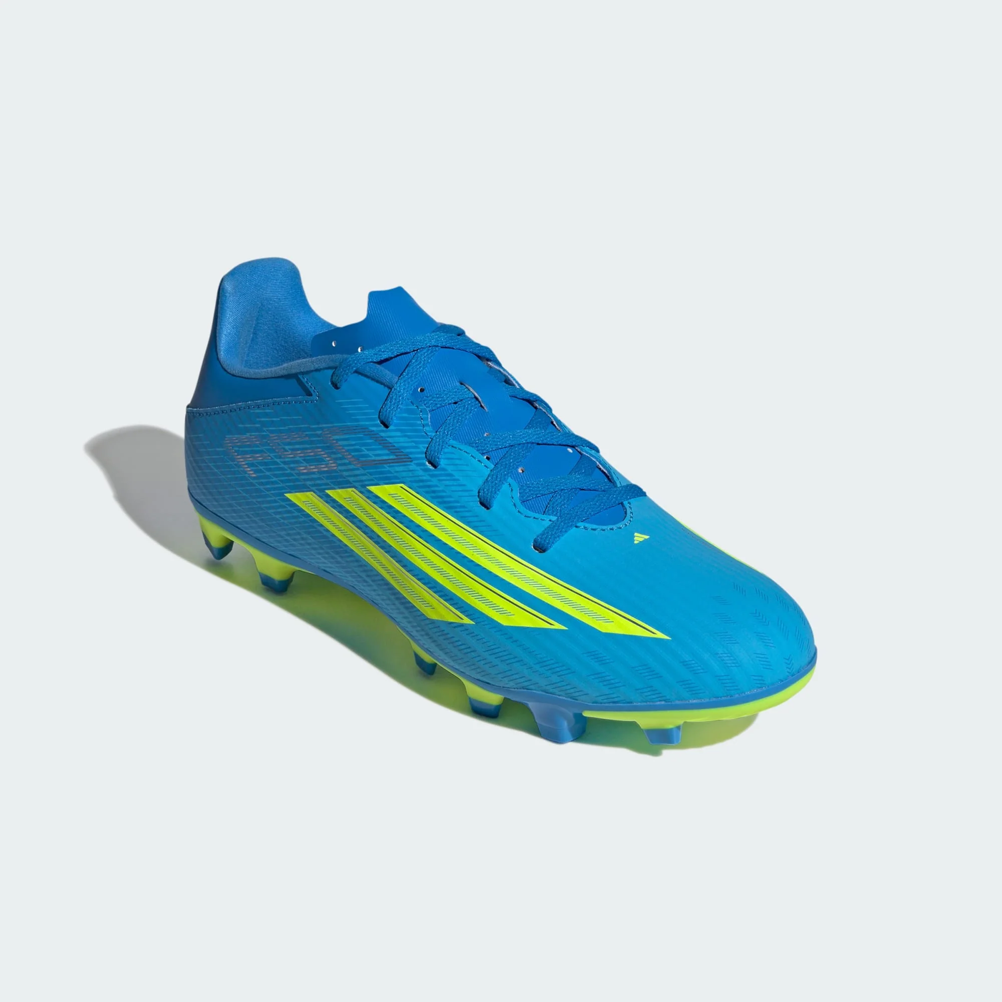 Adidas Men's F50 Club Fg/Mg Blue/Solar Football Boots - Image 5