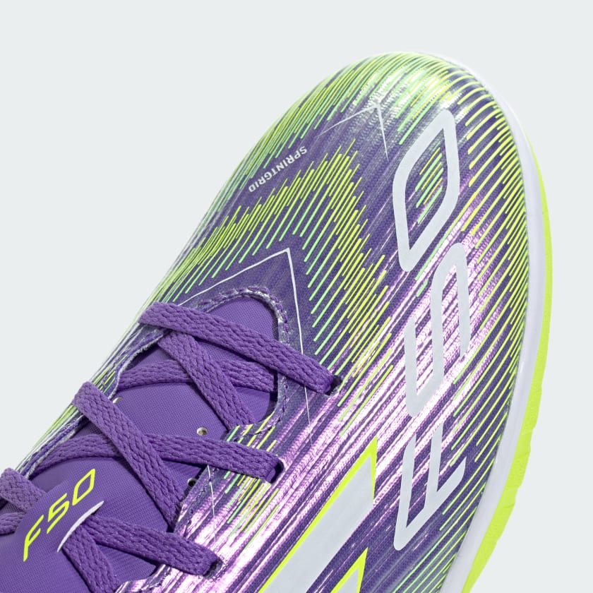 Adidas Men's F50 Club Indoor Purple Football Boots - Image 6