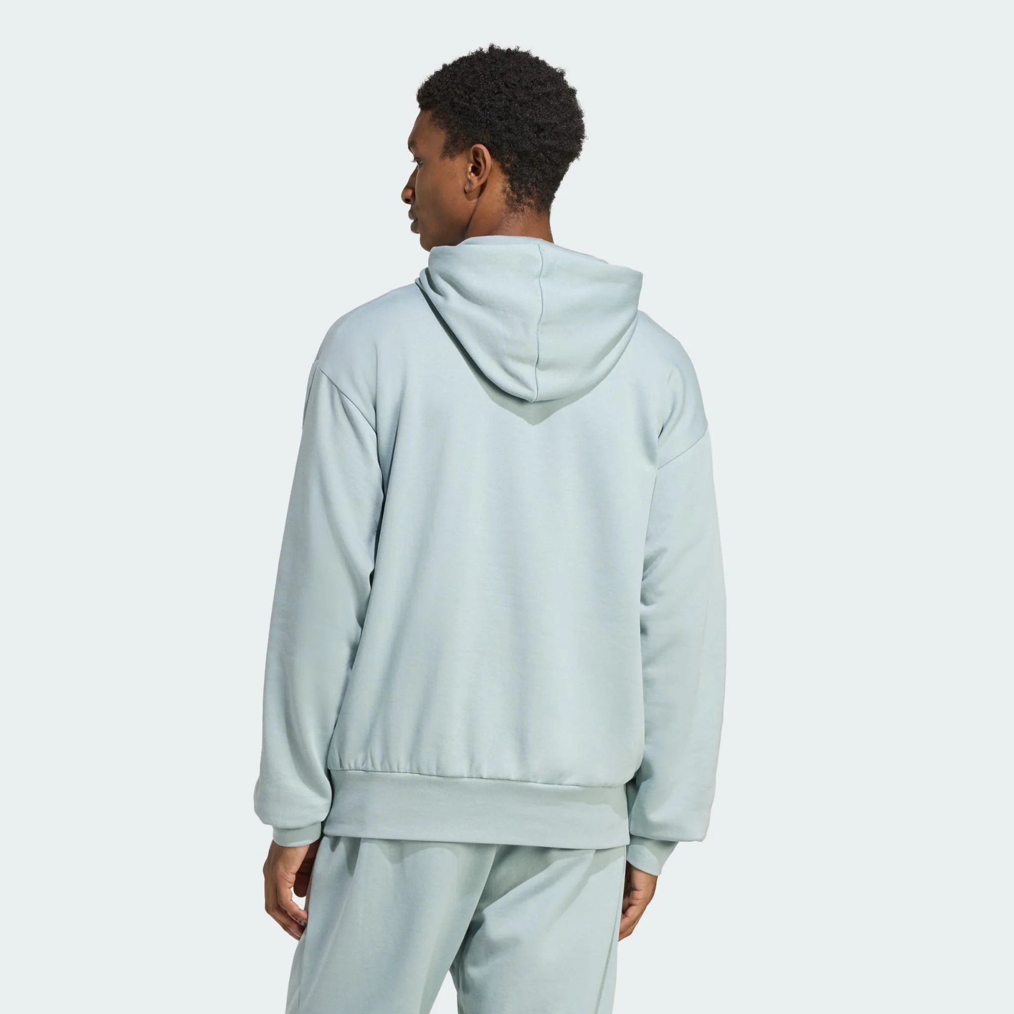 Adidas Men's Feelcozy Fleece Sage Hoodie - Image 3