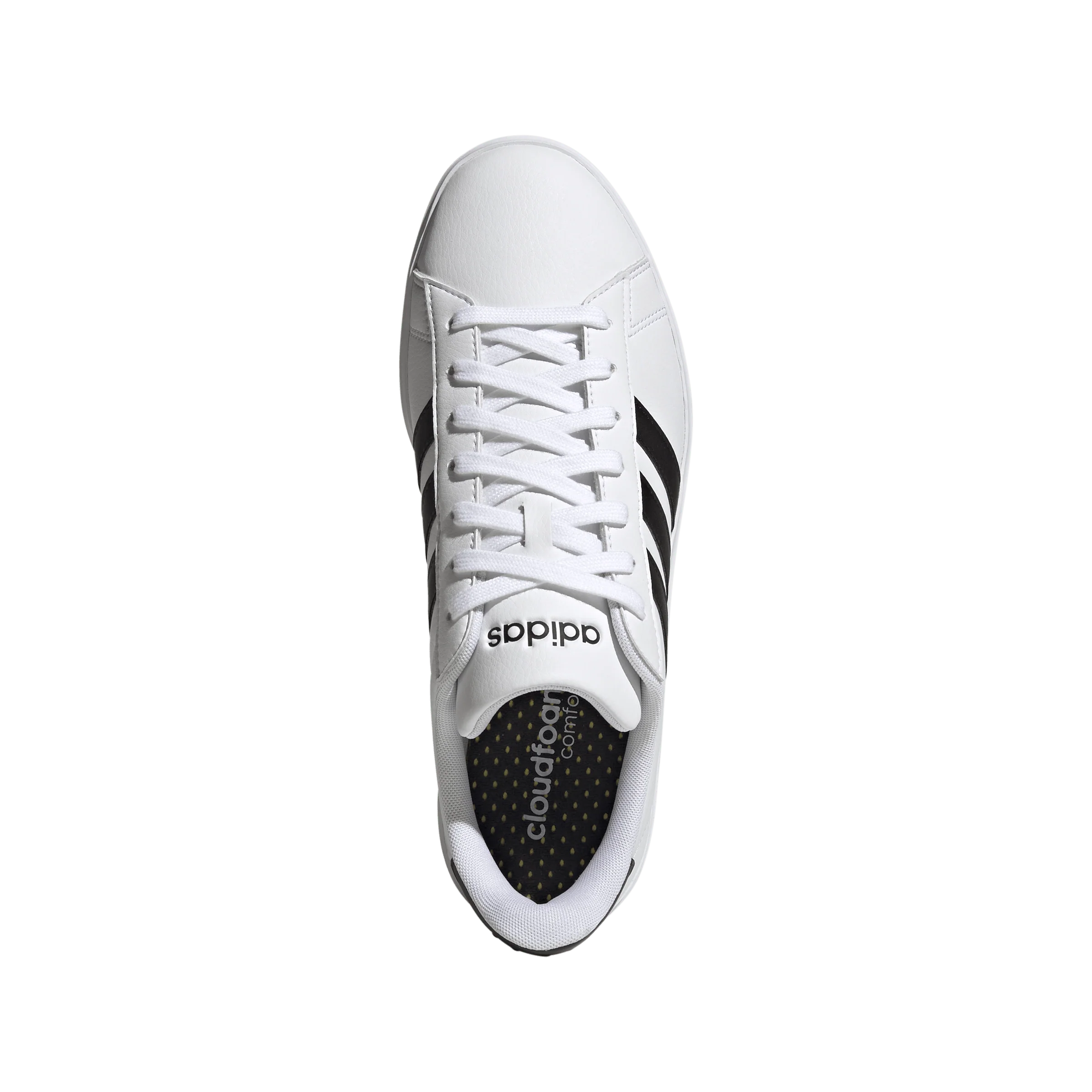 Adidas Men's Grand Court Cloudfoam Lifestyle Court Comfort White Shoe - Image 3