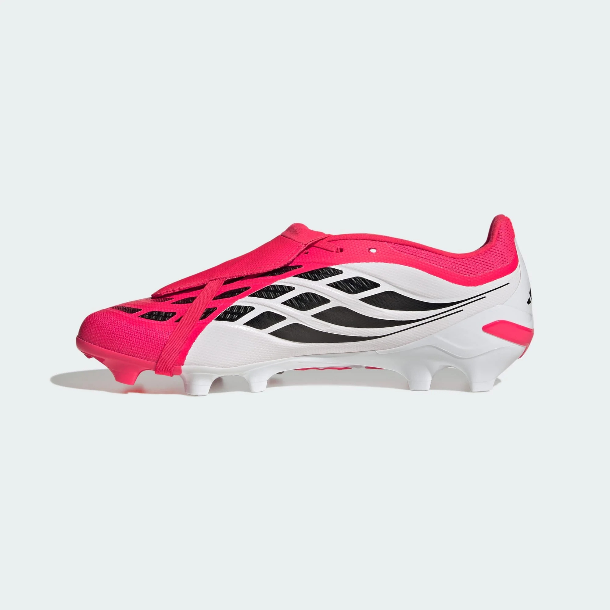 ADIDAS MEN'S PREDATOR LEAGUE FOLD-OVER TONGUE FG RED/WHITE/BLACK FOOTBALL BOOTS - Image 2
